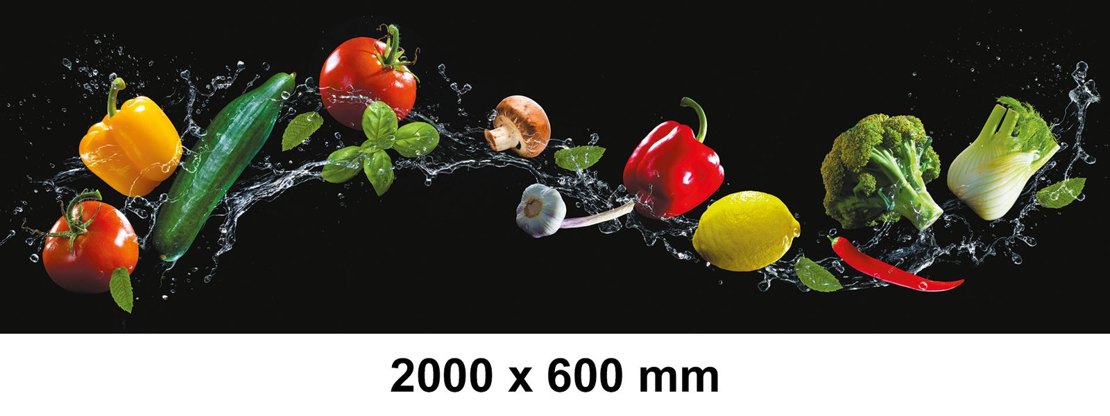 Küchenpaneel — Gemüse