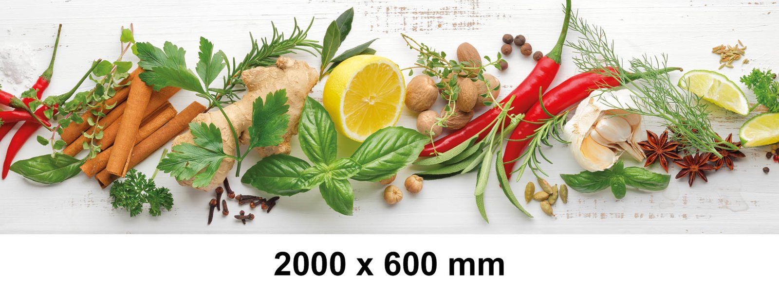 Küchenpaneel — Gemüse