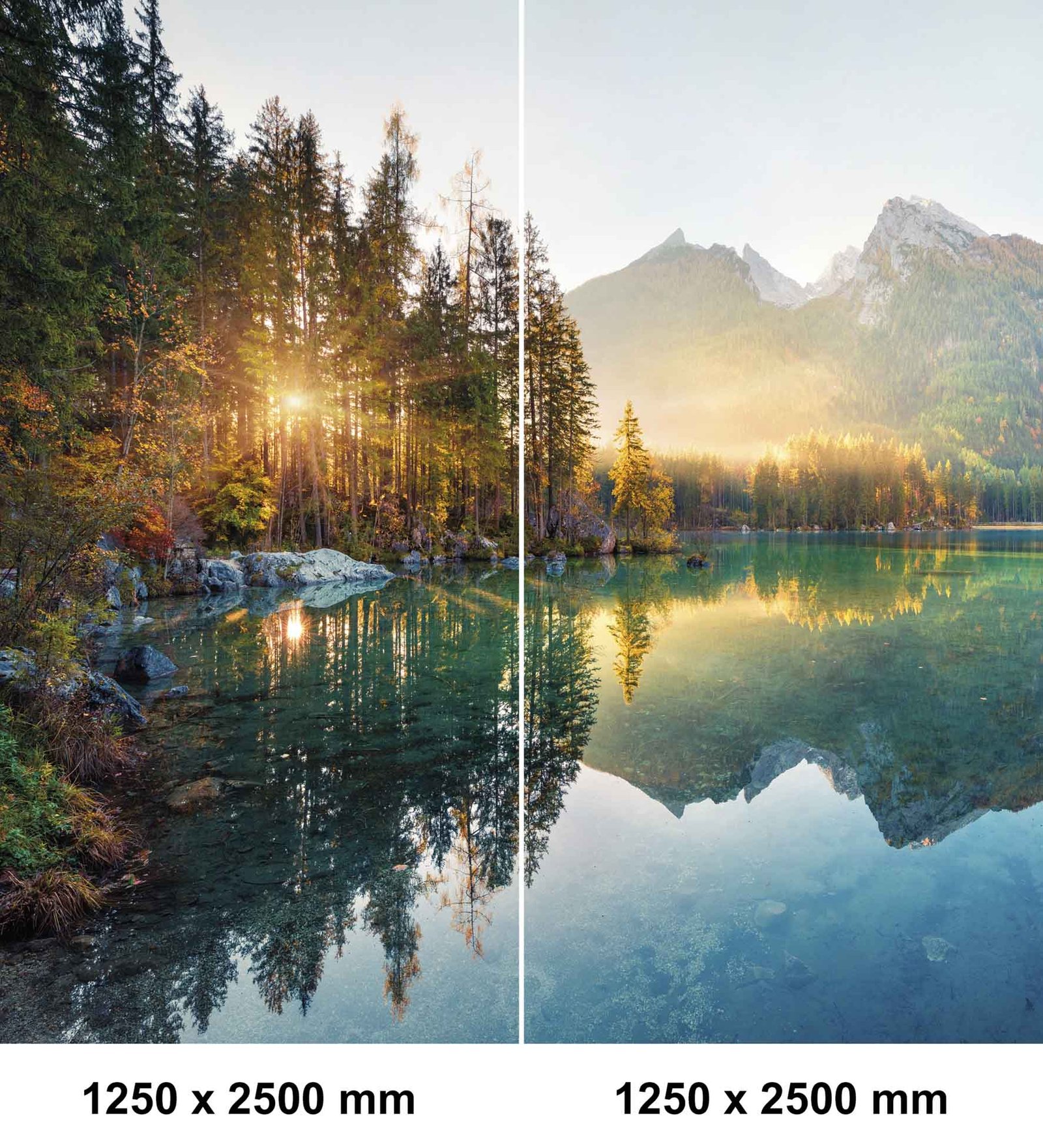 Eck-Duschset — Bergsee