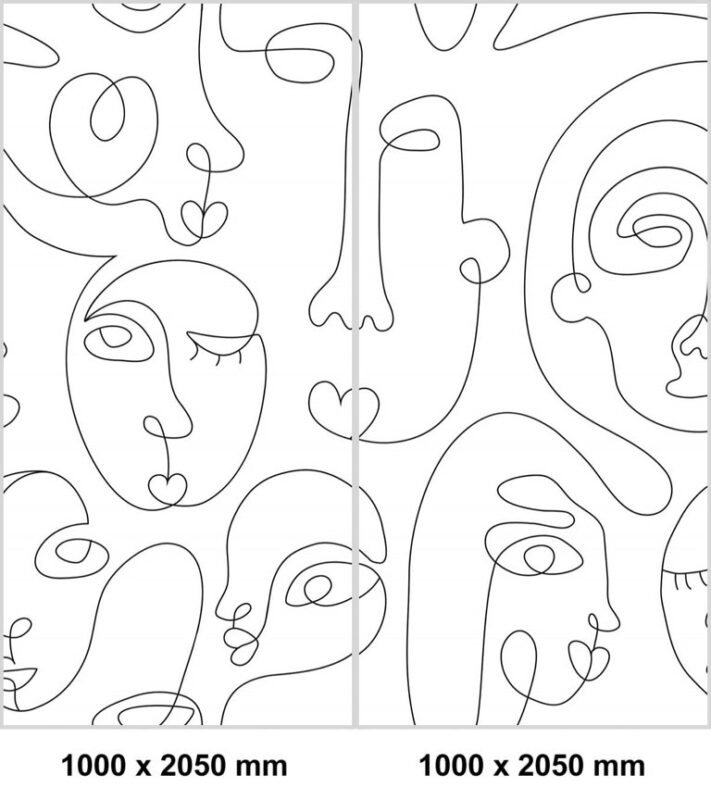 Eck-Duschset — Line Art